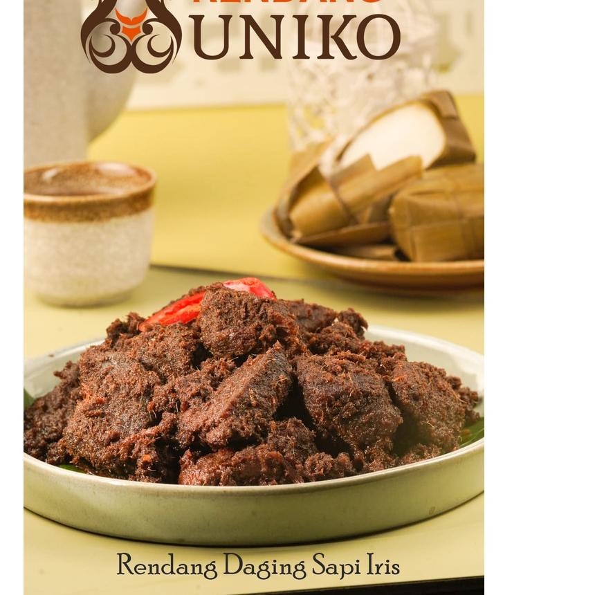 

✲ Randang Sapi Siap Saji Khas Minang Asli Padang Kemasan 300gram ←