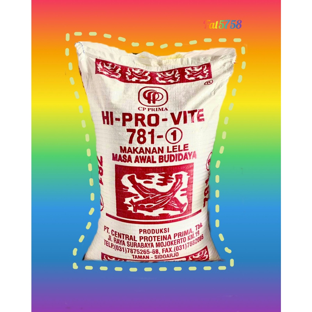 Hi - Pro - Vite 781-1, 781-2, 781-3 PAKAN IKAN LELE (30 kg/sak)