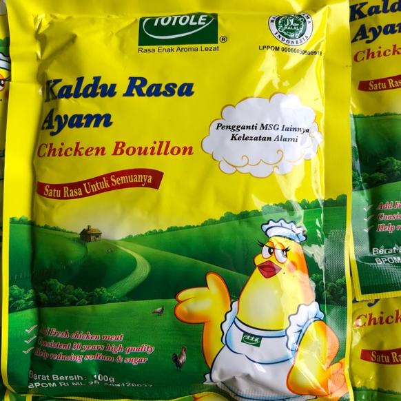 

Produk Ekslusif Totole Kaldu Ayam 100gram HALAL Non MSG