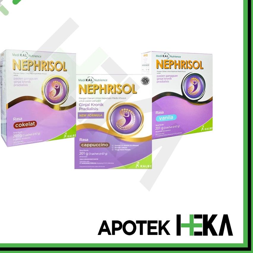 

❈ Nephrisol Vanila/Cappucino 201 gram - Pasien Ginjal Pradialisis ✯