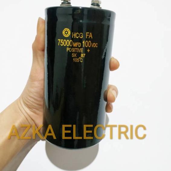 ➤ Elco Capacitor Kapasitor uF 100V HCG ←