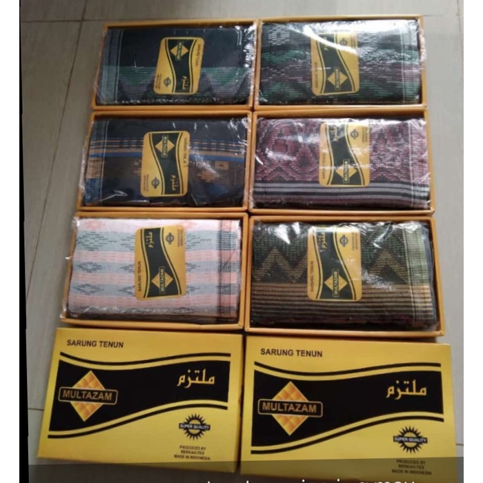 Sarung Tenun Pria Dewasa Motip Songket Full Doby/kain Sarung Sholat Pria Model Tenun Songket