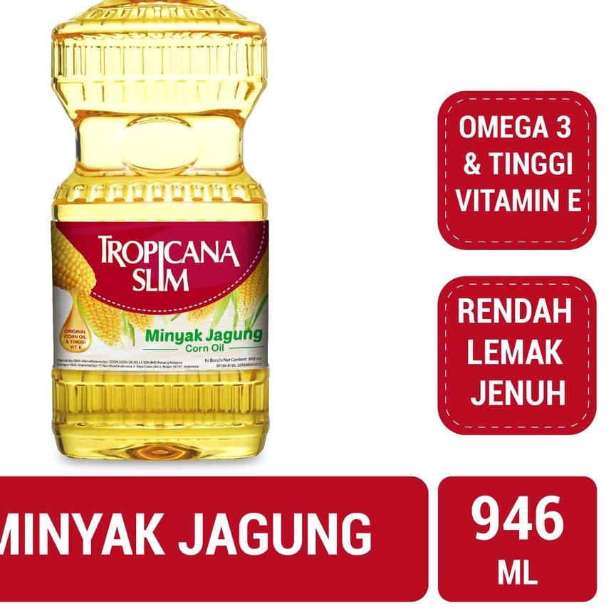 

☺ Tropicana Slim Minyak Jagung 946ml - 100% Pure Corn Oil ❆