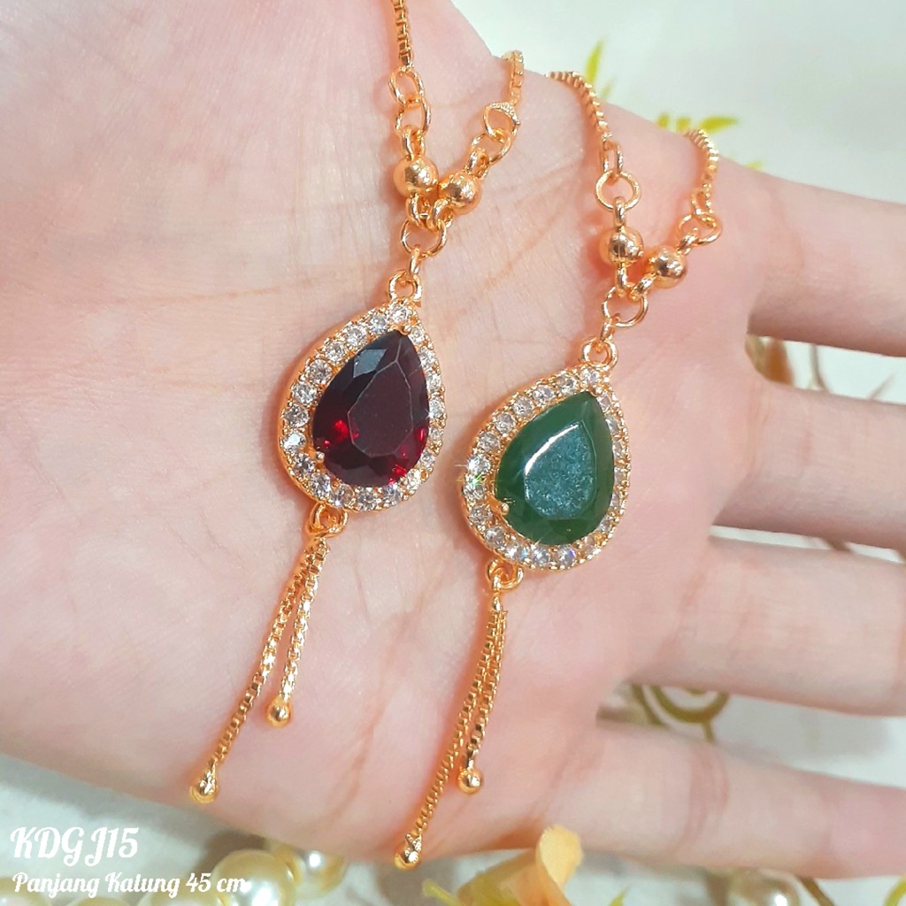 PGX Kalung Wanita Xuping Aksesoris Fashion Perhiasan Lapis Emas Premium - XD068