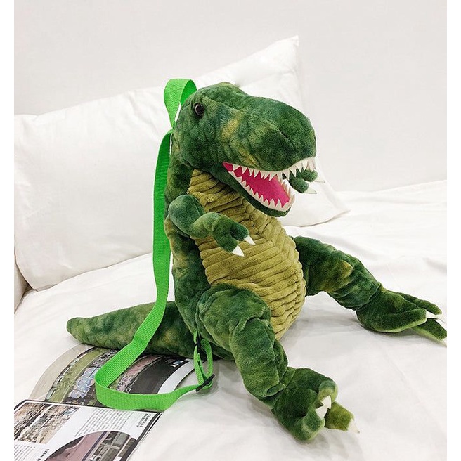 Tas Ransel Anak Lucu Karakter Boneka Dinosaurus Backpack Dinosaurs Bag For Children Bahan Halus Lembut Cocok Buat Hadiah Anak