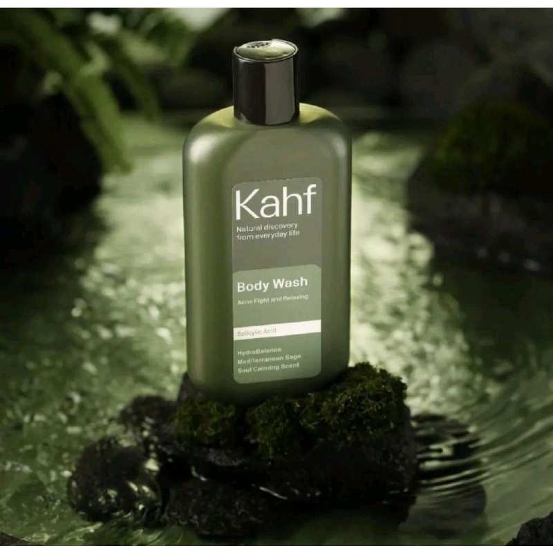 KAHF BODY WASH ACNE FIGHT&amp;RELAX 200ML / SABUN MANDI PRIA - SABUN CAIR