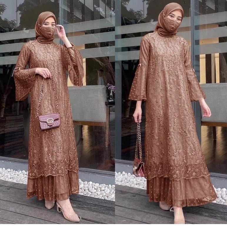 REKOMENDASI MAXI GELA TILE MUTIARA S M L XL XXL / MAXI KONDANGAN / MAXI TILE KOMBI ONDE TUTUL / GAMI