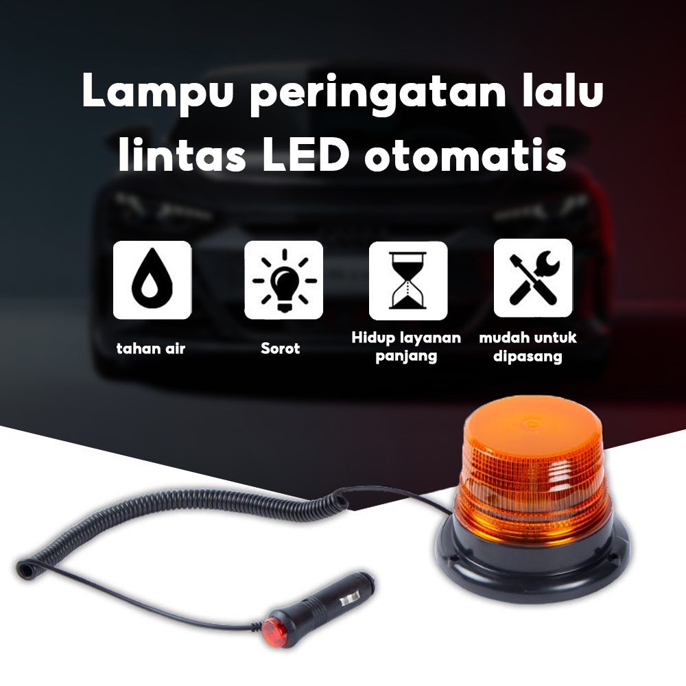 Lampu Emergency Rotary Led Blitz Flash 12V/24V