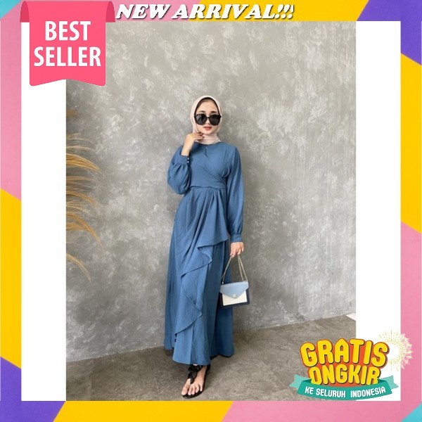 Gamis Remaja Terbaru Baju Lebaran 2023 Kekinian Gamis Wanita Model Terbaru Dress Muslim Gamis Terbar