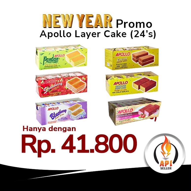 

1.1 Promo >> APOLLO LAYER CAKE 24pcs