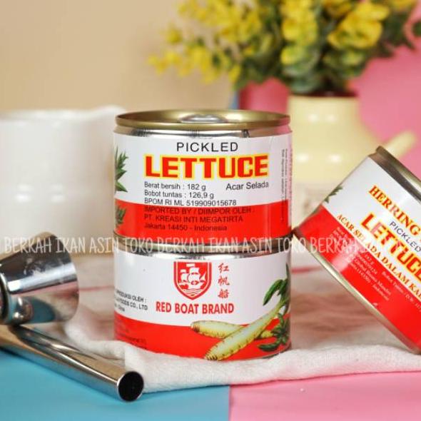 

Kepuasan Belanja Red Boat Pickled Lettuce 182gr / Acar Sawi Selada Chaisim Kaleng
