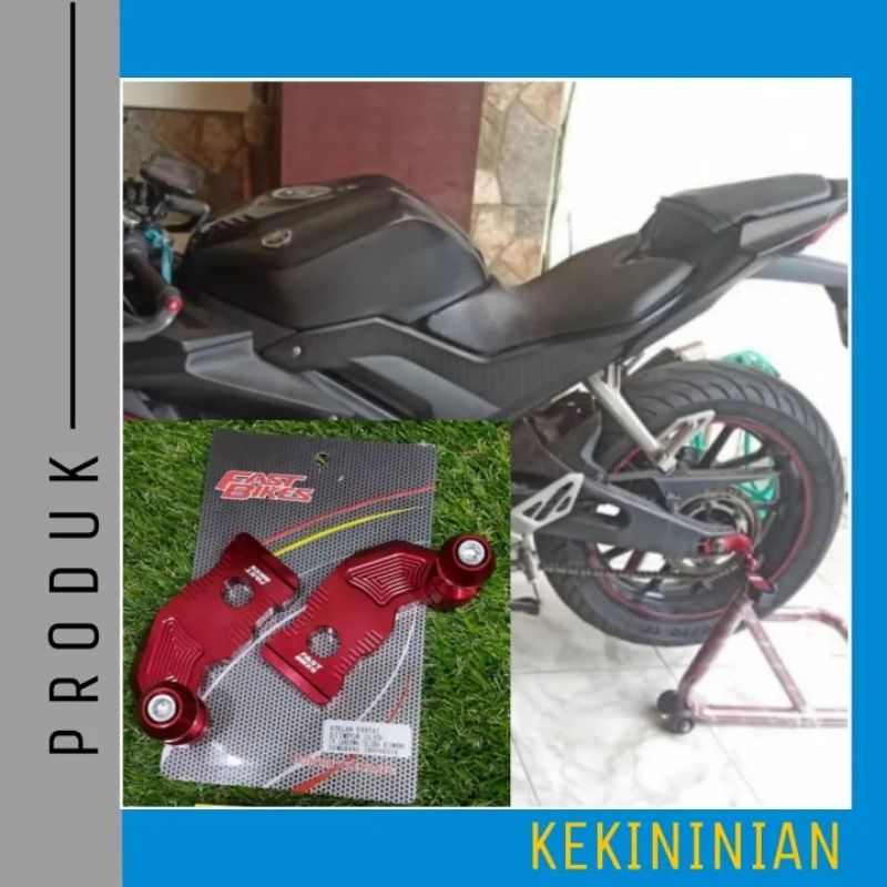 Jalu Dudukan Paddock Pedok Full CNC / Jalu Standar Tengah R15 V3 V4 Xabre / Jalu Paddock Pedok Motor