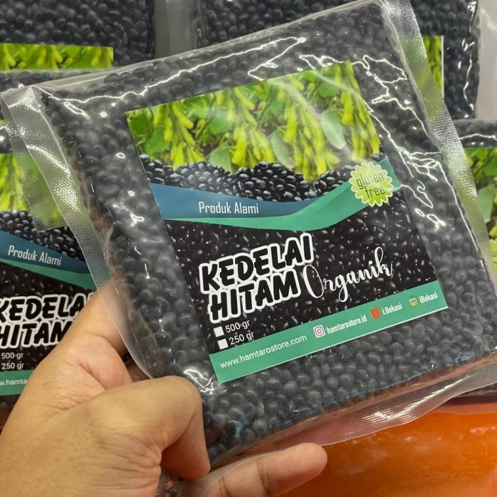 Kacang Kedelai Hitam Organik 1000 gr