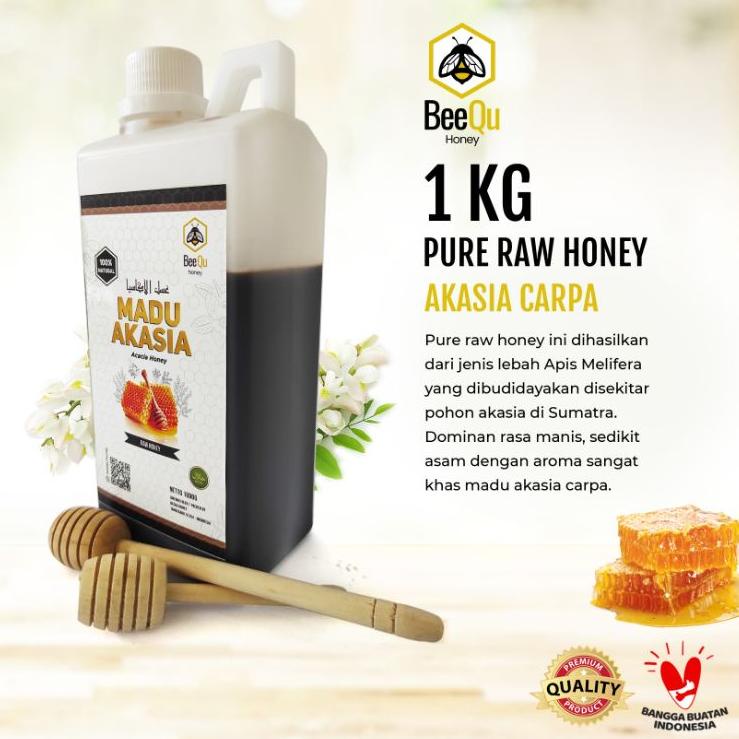 

⅍ Murni Asli Akasia Carva Carpa Riau 100% Pure Raw Honey - BeeQu Honey ✫