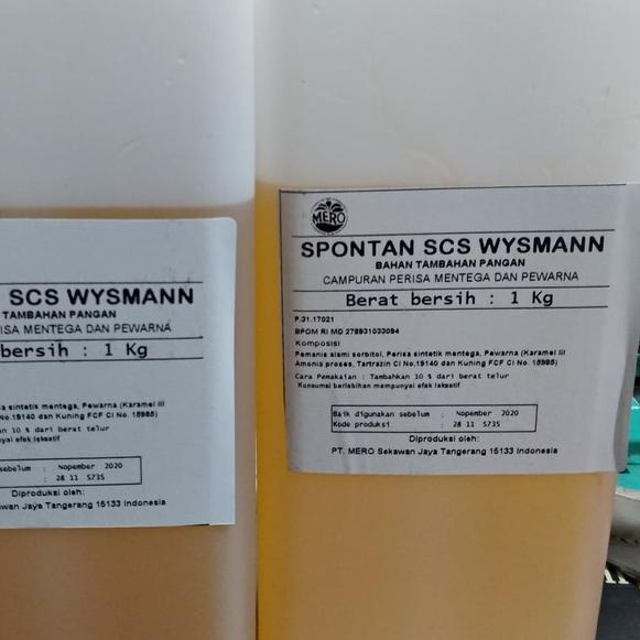 

☜ Spontan SCS Wysman Cake Softener SP Pelembut Kue & Martabak Perisa 1kg ✵