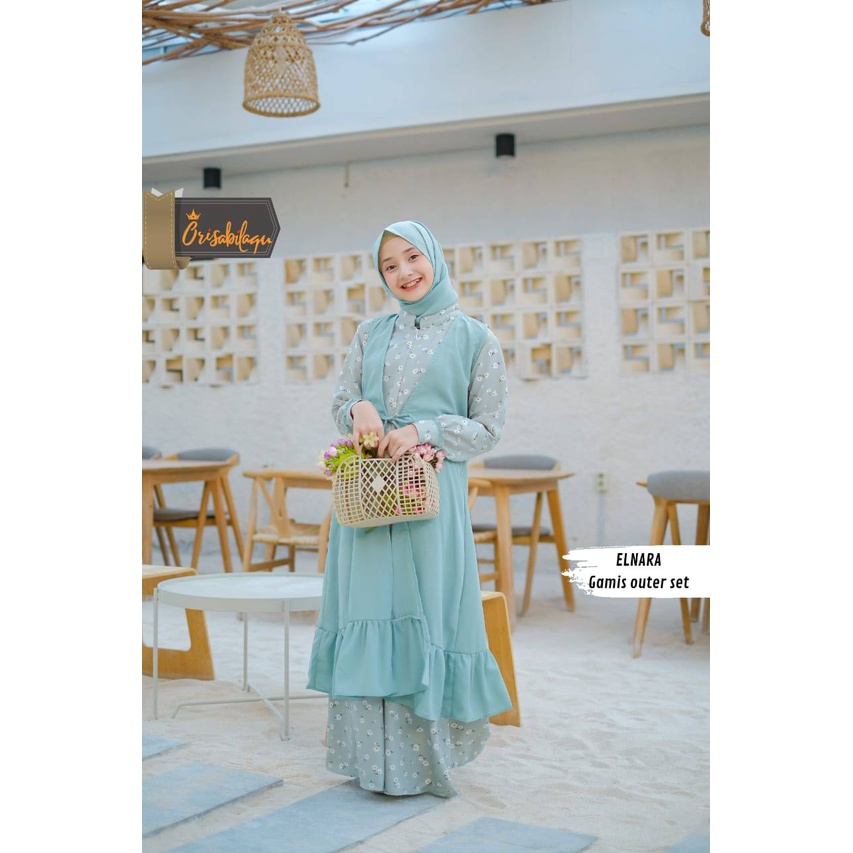 Gamis Remaja Elnara 3in1 by orisabilaqu