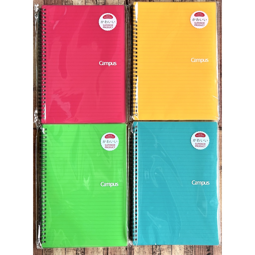 Notepad - Notebook Spiral Campus A5 2006 B5 3005 Warna Terang - Buku Spiral Campus A5 B5