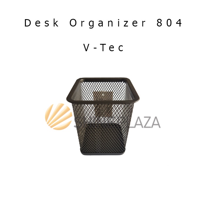 

Desk Organizer V-Tec 804 Pencil Cup Holder - Tempat Pensil Meja Kotak VTec