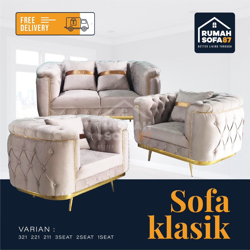 sofa klasik / sofa mewah klasik - RSKLA 1A