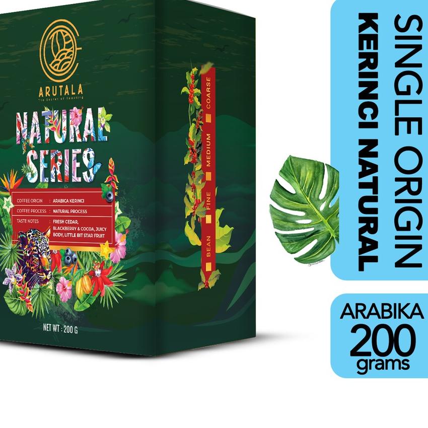 

☃ ARUTALA Natural Series - Arabika Kerinci 200 gram ➴