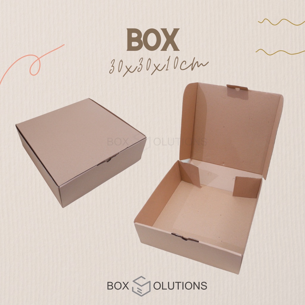 

dus / dos / box hampers corrugated 30 x 30 x 10 cm / 30x30x10 cm