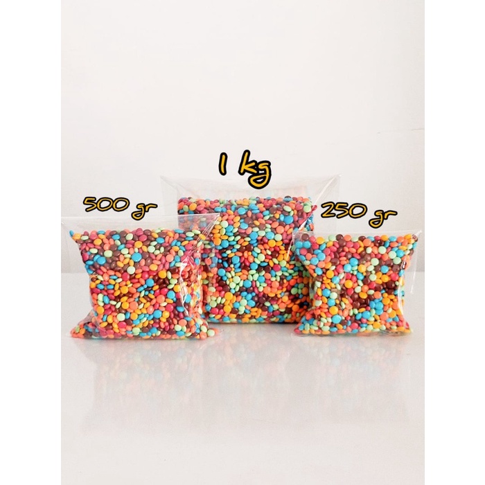 

1kg coklat Marvel Rainbow Choco Chip