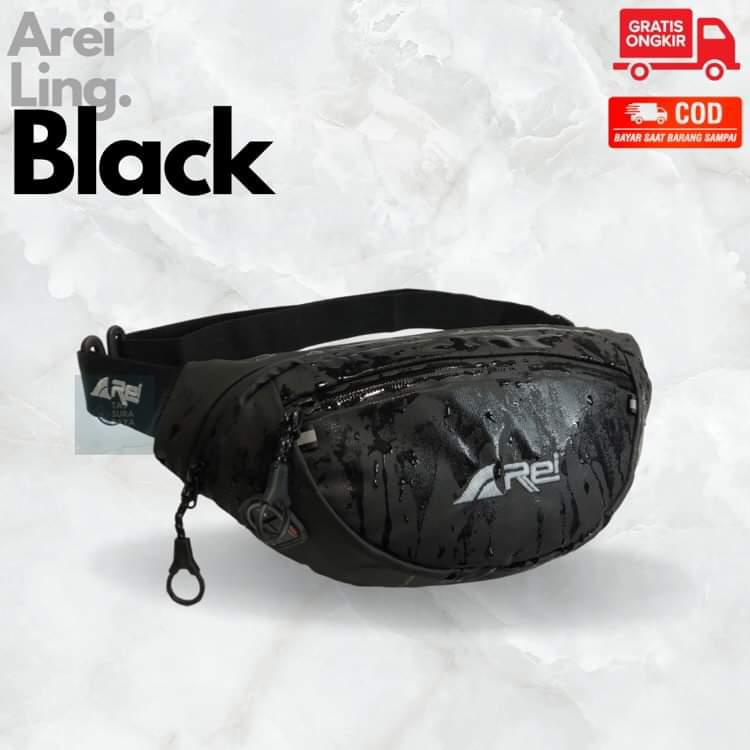 Tas Pinggang Pria Waterproof Waist Bag Hezel Pria Anti Air Anti Sobek Arei