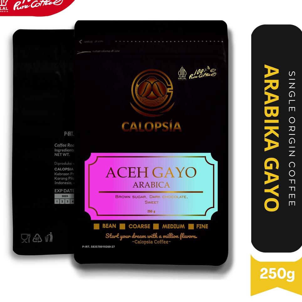 

♡ CALOPSIA Kopi Aceh Gayo Arabica Single Origin 250 Gram (Specialty Grade 1) | Kopi Arabica Gayo | Kopi Arabika Aceh | Kopi Aceh Gayo | Aceh Gayo Coffee | Kopi Arabica | Aceh Gayo Arabica Coffee ♢