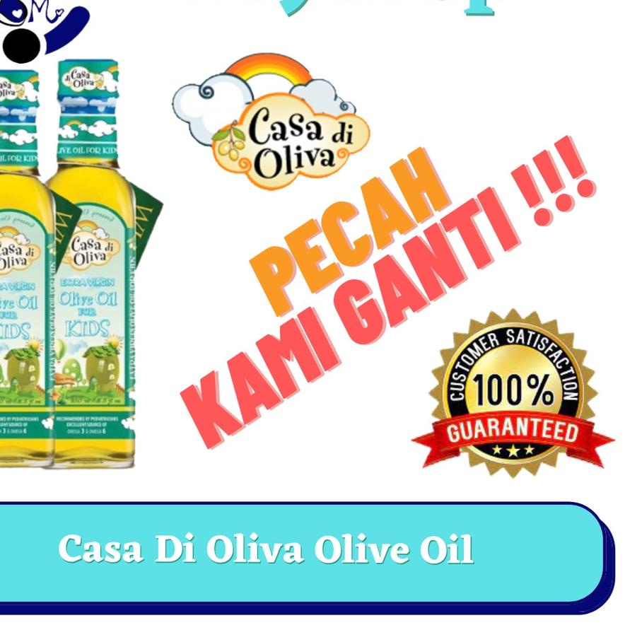 ✫ Casa Di Oliva EVOO MPASI Exp 2024 FEB, berlabel HALAL, FREE BUUBLE WRAP KARDUS ✵