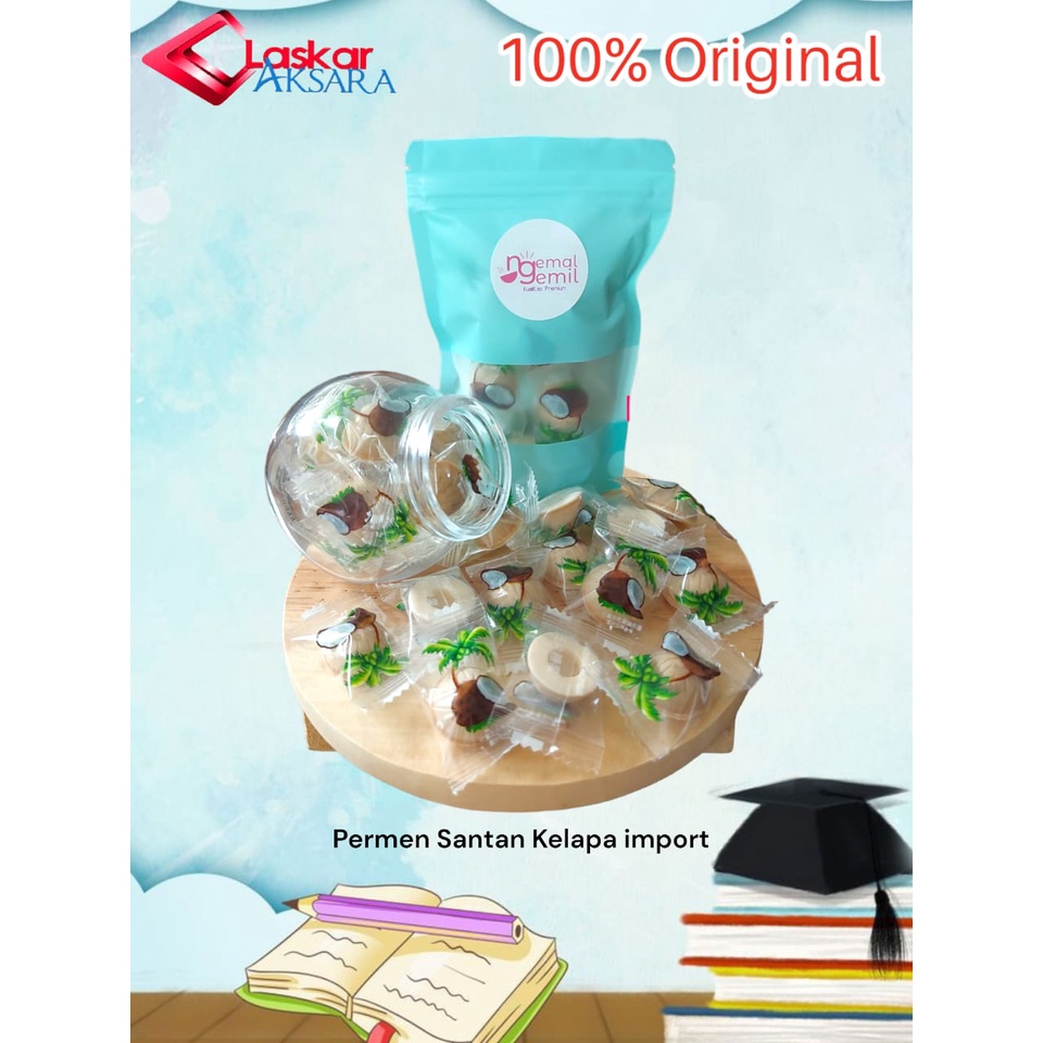 

Permen Santan Kelapa Impor Pure Coconut Candy / Premium