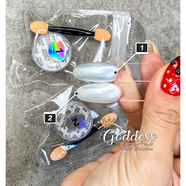PEARL CHROME NAIL ACCESORIES SERBUK KUKU DOUGNAT GLAZE