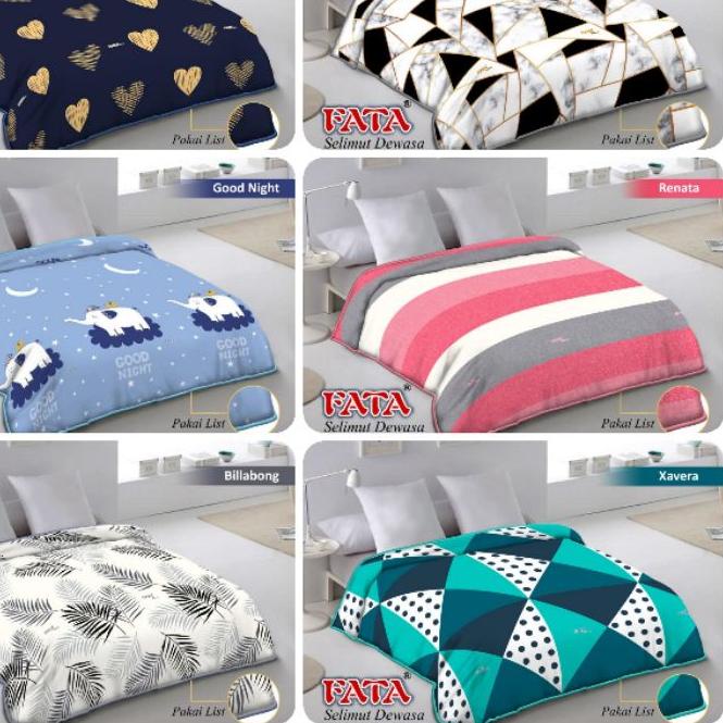 ✧ FATA - Selimut Bulu FATA Minimalis Ukuran 200x200 ☆
