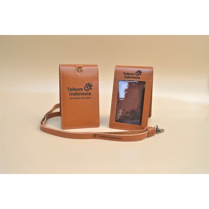 

Id Card Holder Name Tag Holder Magnet Kulit Telkom Indonesia Star Seller