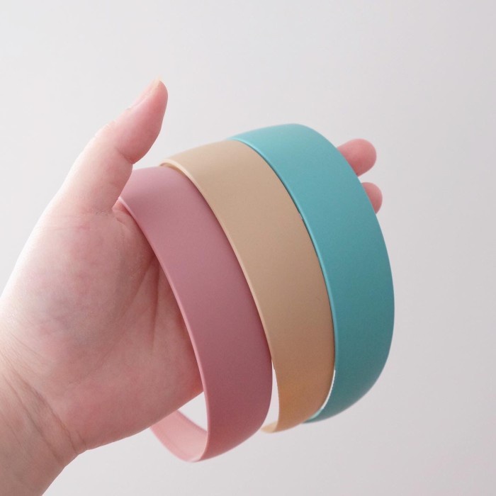 Terlaris Bando Polos Dusty (3 Cm) - Bando Fashion Bando Lebar Elastis Korea