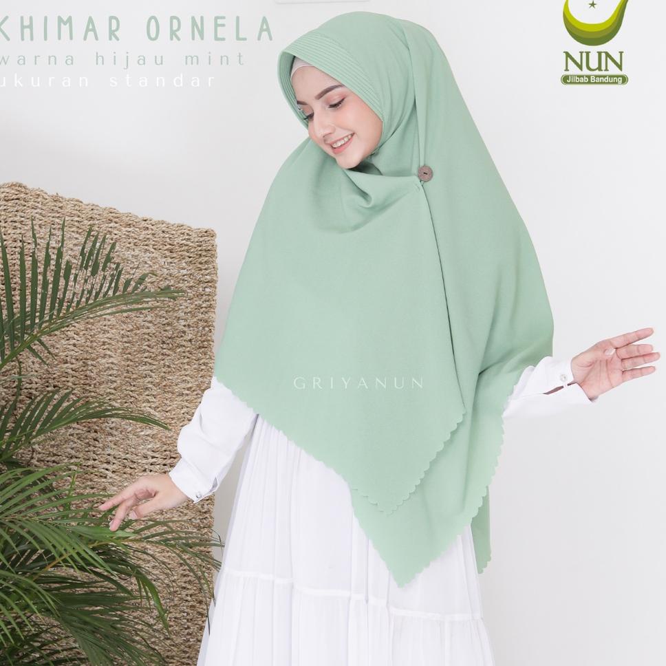 MENARIK (ETALASE 1) Jilbab Ornela ORI NUN JILBAB/ jilbab instan / kerudung instan / kerudung pet ant