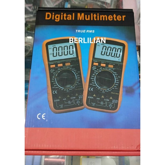 Digital Multimeter Merek VICTOR ORI VC9804A Alat Tes Alat Ukur