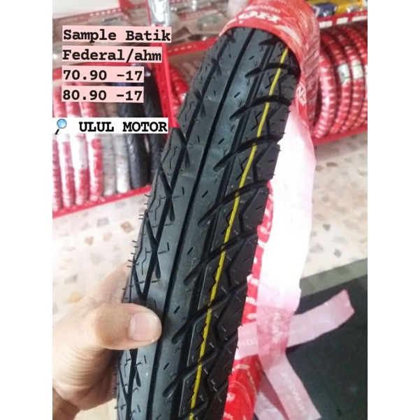 ban luar federal/ori ahm ring 17 non tubles bisa untuk semua motor bebek ring 17