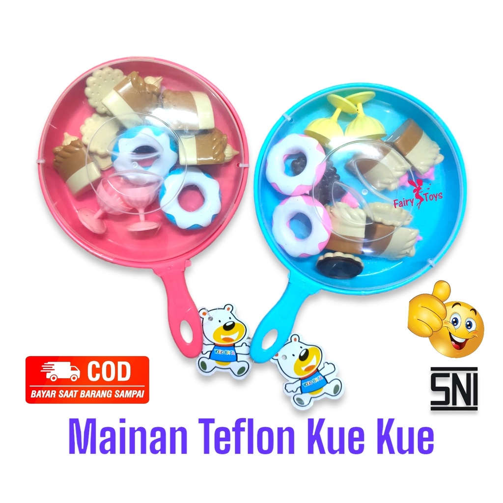 Mainan Panci Teflon Kue Donat Biskuit Mainan YK 27