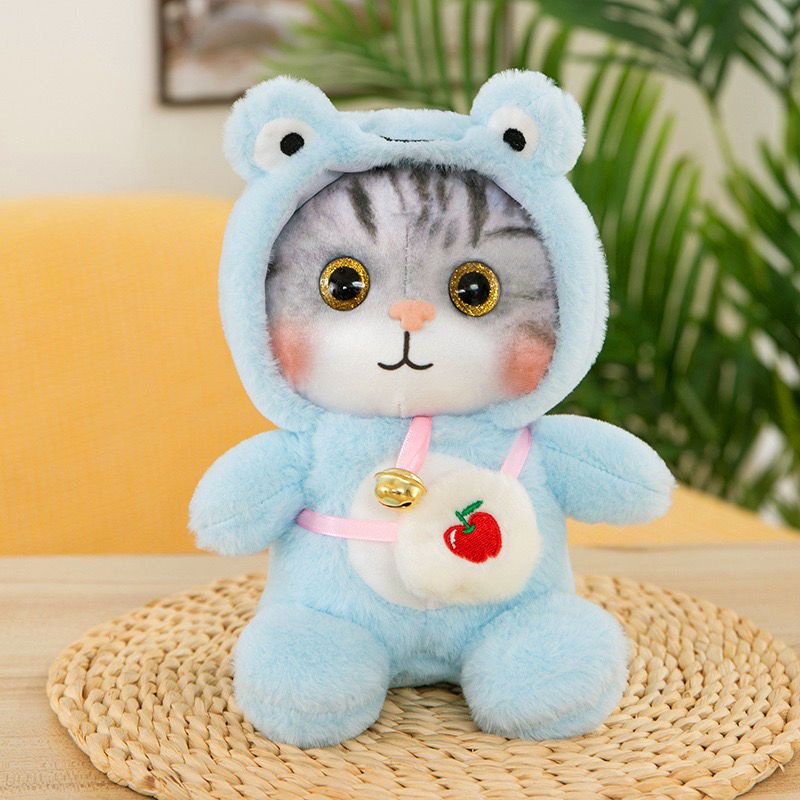 ☇Lucu penyembuhan kucing boneka mainan kucing kucing mewah boneka boneka anak tidur bantal hadiah un