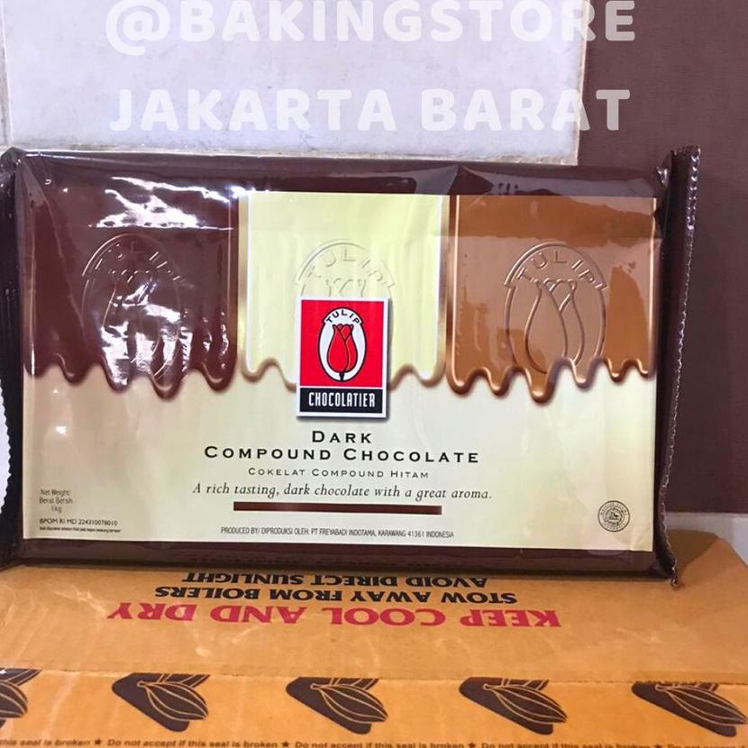 

New Recommended Coklat tulip dark chocolate compound | cokelat batang murah 1 kg
