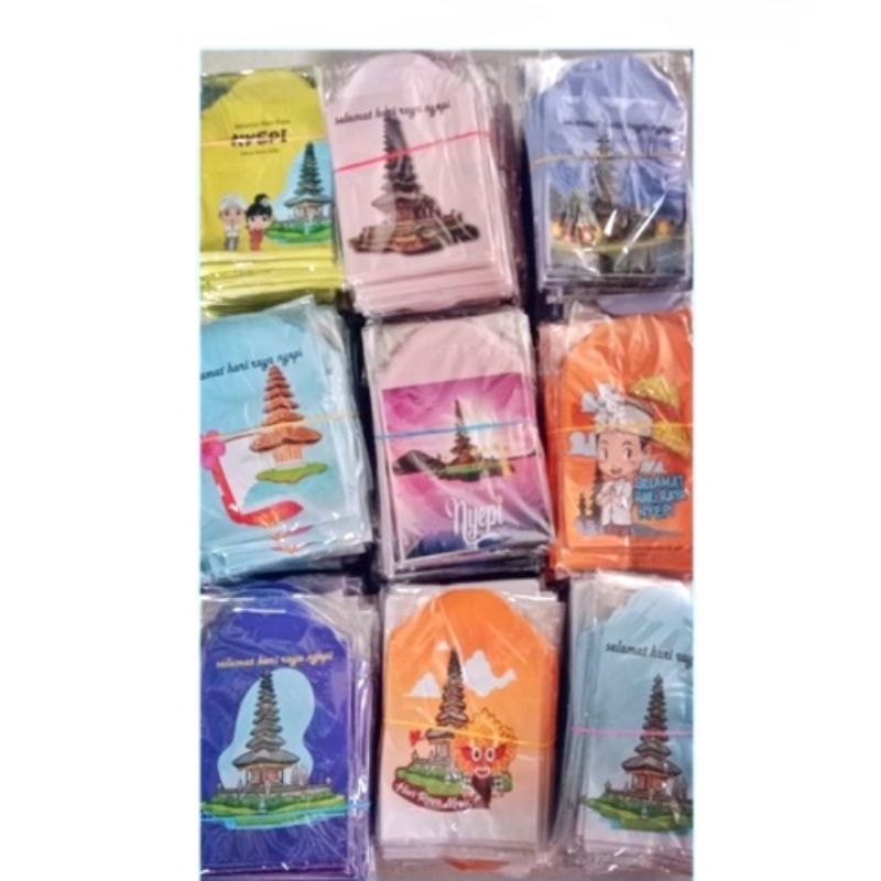 

BluePink Amplop Hati Raya Nyepi 1 Pack isi 10pcs / Ampao Nyepi / Angpao Hari Raya Nyepi