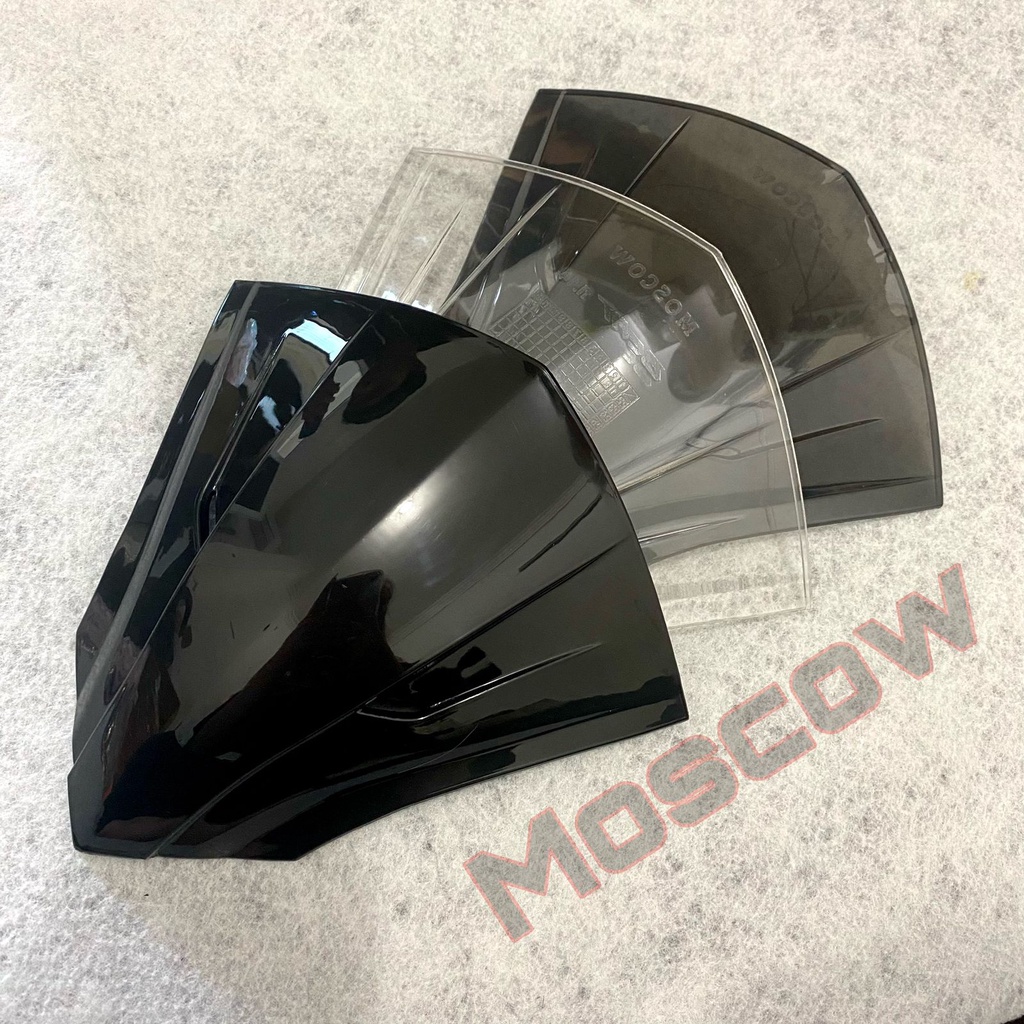 VISOR BEAT FI 2014 -2016  MOSCOW PRESISI DAN ANTI PECAH WINDSHIELD BEAT VISOR BEAT FI BEAT OLD BEAT FI TAHUN 2014- 2016 FREE DOUBLE TAPE PNP VISOR ANTI PECAH WARNA HITAM