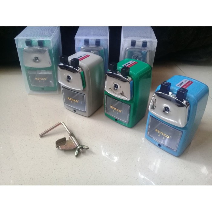 

Rautan Serutan Pencil Meja Sharpener Biig Table Plain - Kenko A-5