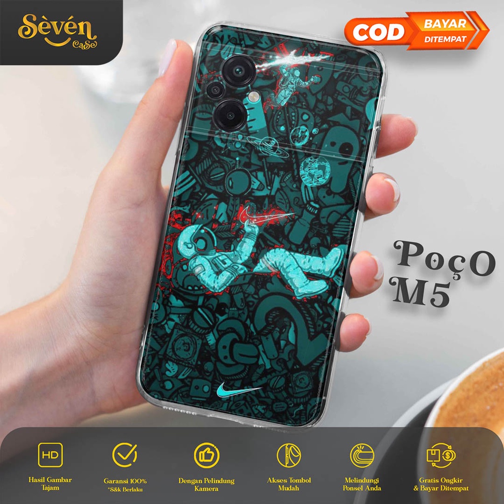 SEVEN Soft Case Poco M5 M5 Pro M5s M3 M3 Pro 5G - Casing Hp Poco M5 M5 Pro M5s M3 M3 Pro 5G - ( Graf