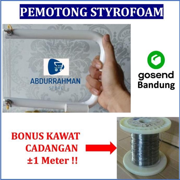 

Terlaris Cutting Top Alat Potong Cutter Pemotong Sterofoam Busa Gabus Styrofoam