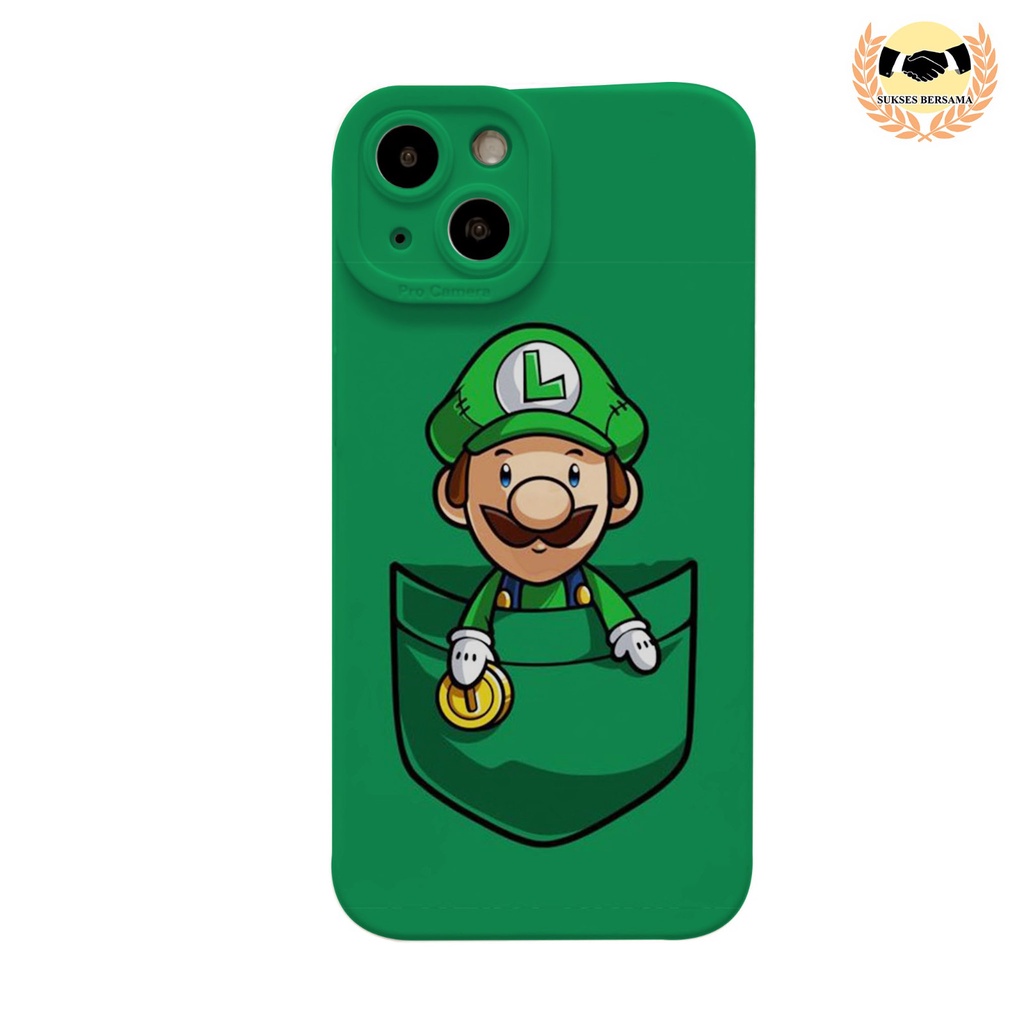 CUSTOM CASE SOFTCASE SILIKON PROCAMERA CUSTOM MARIO CUSTOM SAMSUNG J2 PRIME A04 A04S A23 A13 A20 A30 A03S A50 A50S A30S A03 BSB6991