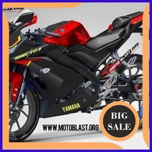 sparepart Decal Sticker Motor Motoblast - Yamaha R15 V3 Livery Red To Black-Full Body 140ZZ3