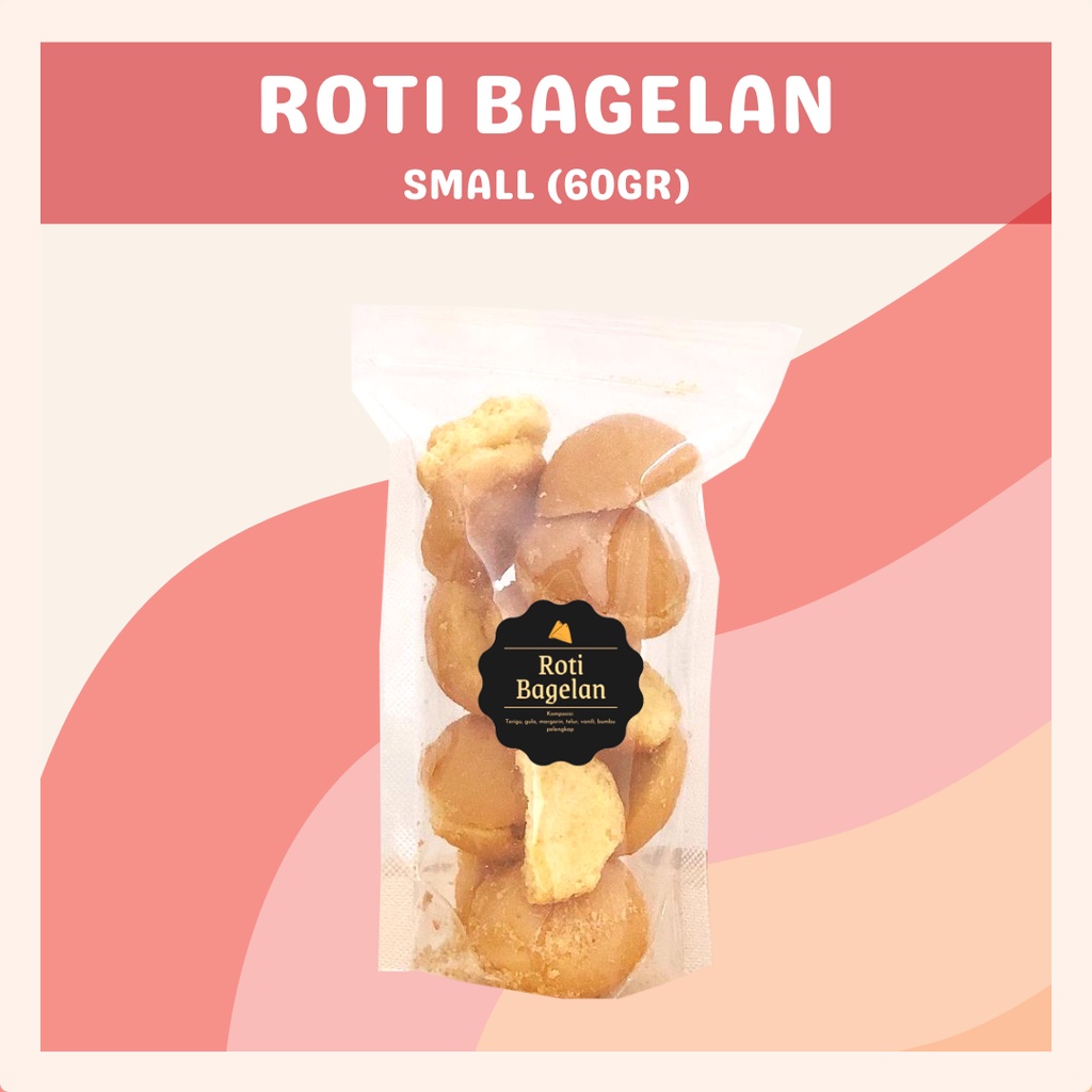 [DELISH SNACKS] Roti Bagelan (S) 50gr / Snack Cemilan / Camilan Manis Makanan Ringan Bagelen