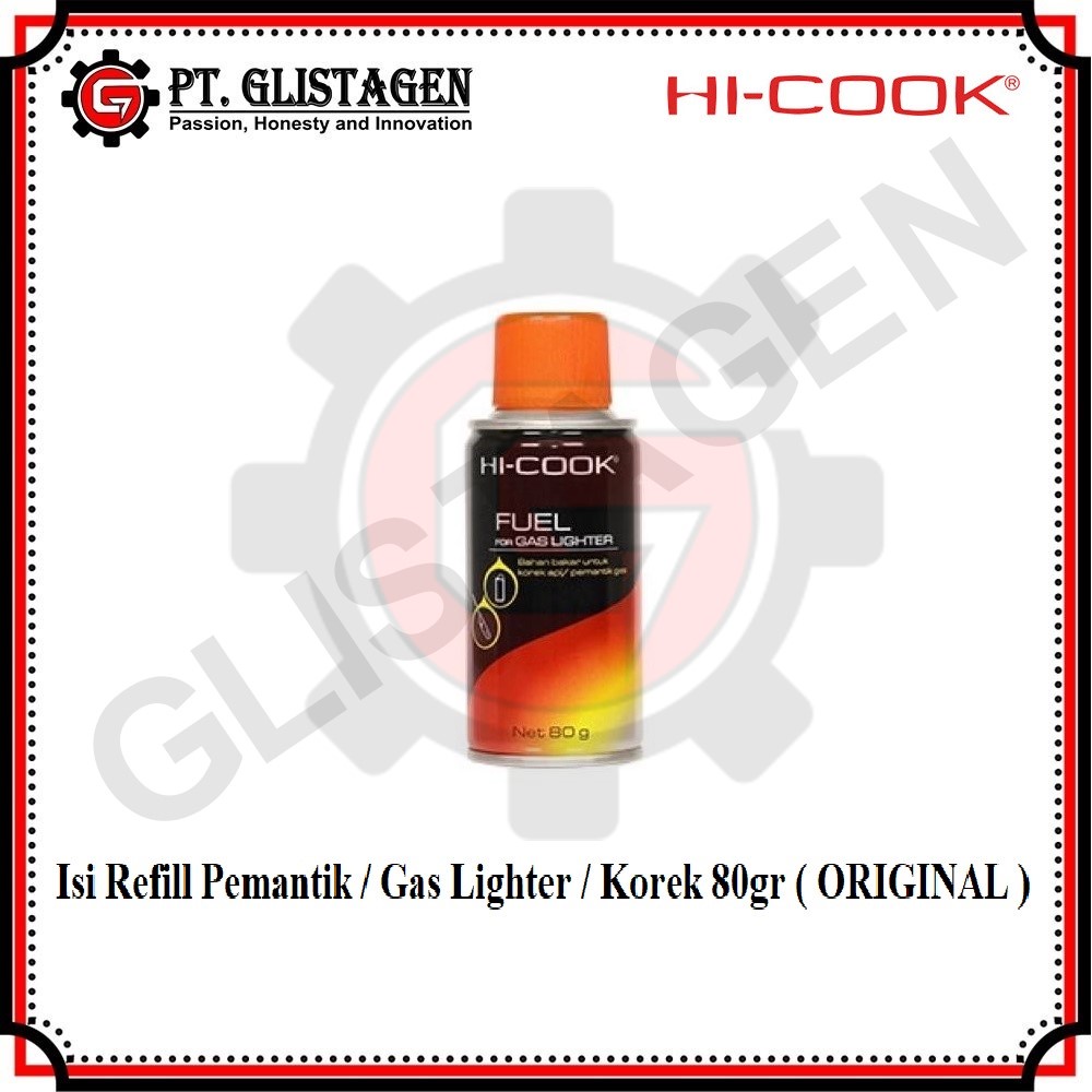 HI-COOK Gas Pemantik 80 gram / Kaleng Gas Isi Ulang Gas Pemantik 80gr