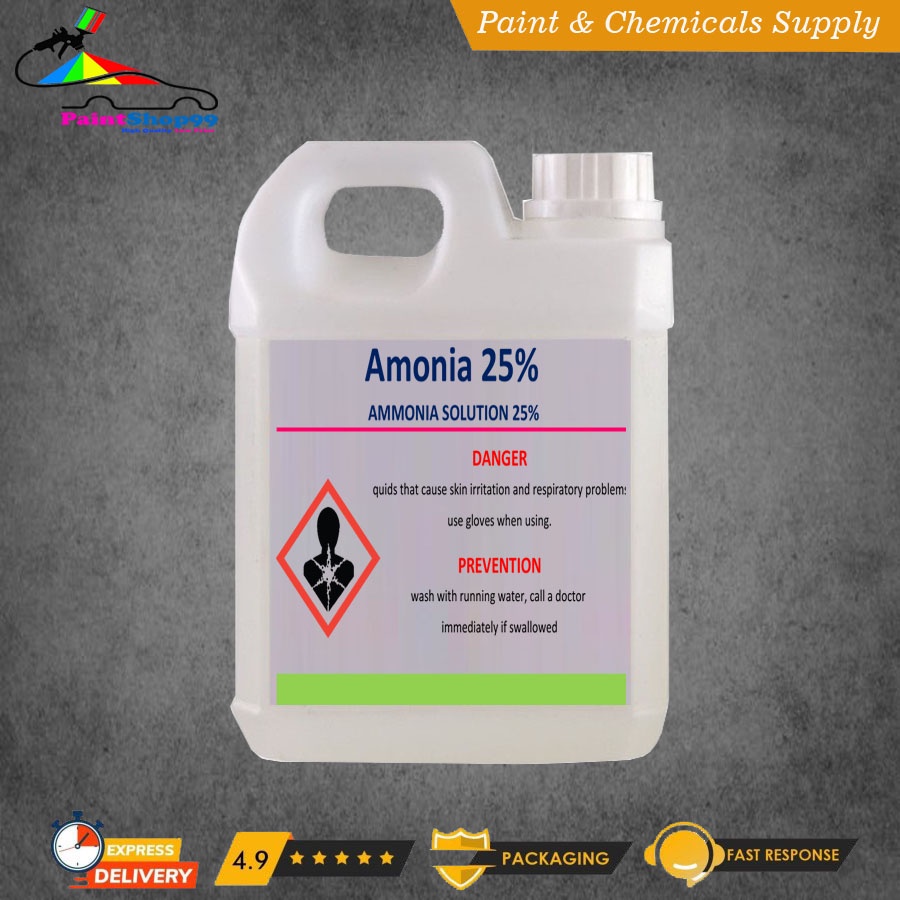 Amonia / Amoniak / Amonium Hidroksida / NH3 / NH4OH 25% 1Ltr